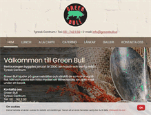 Tablet Screenshot of greenbull.se